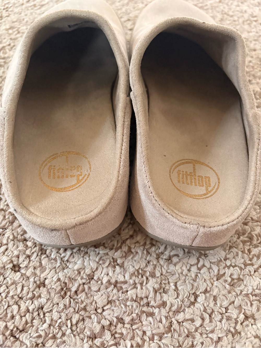 Fitflop Beige Suede Mules - Picture 2 of 7